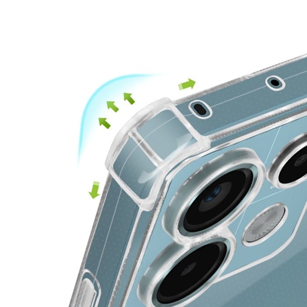 Chockresistent Fodral - MAYAXESS - Redmi Note 13 Pro 5G - Transparent - Förstärkta Hörn - Lätt Design Transparent