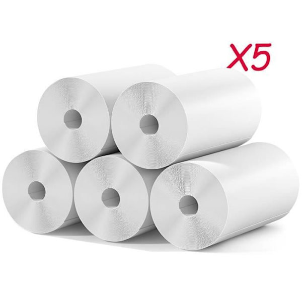 Maxlife termisk fotopapir til børnefotoprinter - 5 spoler