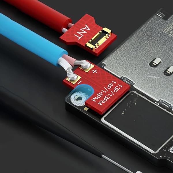 Strömkabel för start av iPhone 6 till 16 Pro Max Modell KJ-04 Mjuk MAANT Blå
