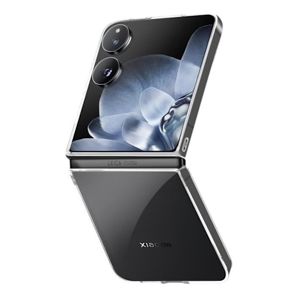 Etui til Xiaomi Mix Flip Polycarbonate Rigid Synlig Design Gennemsigtig Transparent