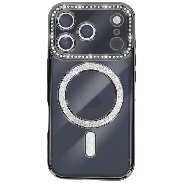 Coque Magsafe - AVIZAR - iPhone 17 Pro - Sort - Strassé - Elegant beskyttelse Svart