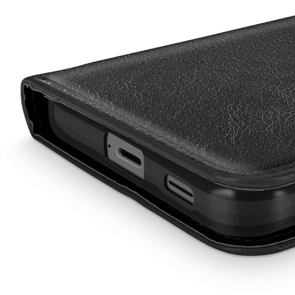 Etui för Samsung Galaxy S25 Edge Fickportfölj Stöd Mayaxess Svart Svart
