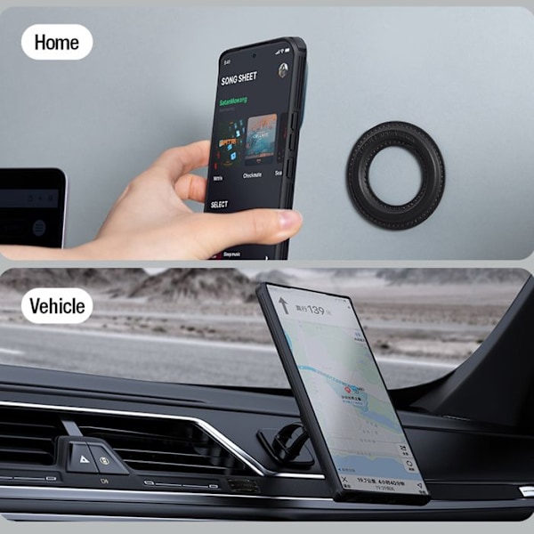 Coque til Honor Magic6 Pro Hård Magnetisk CamShield Prop Nillkin Sort Svart