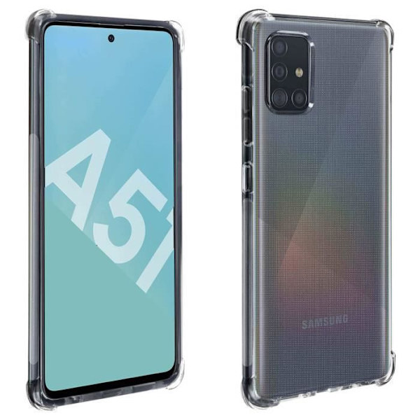 Coque - AKASHI - Galaxy A51 - Flexibel - Stöttålig - Transparent Transparent