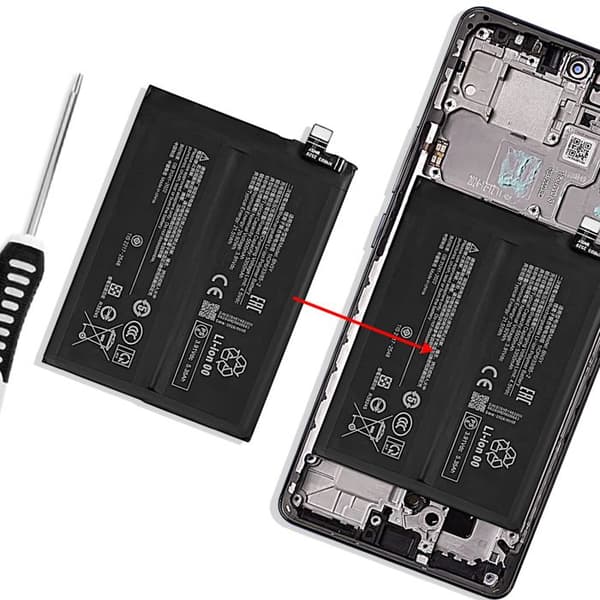 Vaihtobatteri Redmi Note 14 Pro 4G Li-Polymer 3.91V 5500mAh Musta Svart