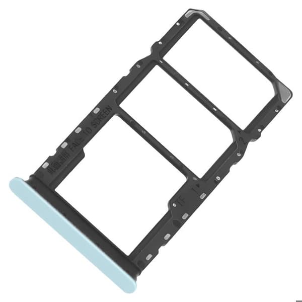 Erstatningsskuffe - AVIZAR - Xiaomi Redmi A5 - Lyseblå - 2 nano SIM-kort - 1 micro SD-kort Blå