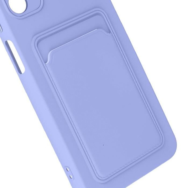 Fodral till Samsung Galaxy A05s - AVIZAR - Mjuk anti-fingeravtryck korthållare lavendel Lila