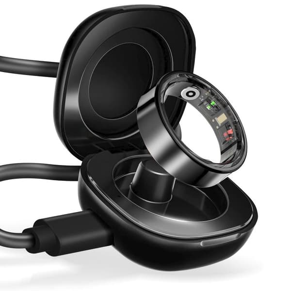 Connectet Ring - AVIZAR - Størrelse 13 - Vandtæt 5ATM - Sundhedsovervågning - Bluetooth 5.2