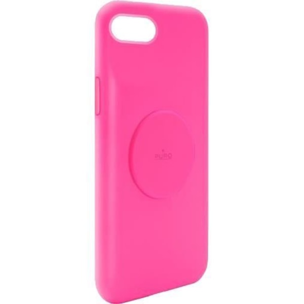 Pink Icon Puro halvstyvt skal till iPhone SE (2020) / 8/7 / 6S / 6