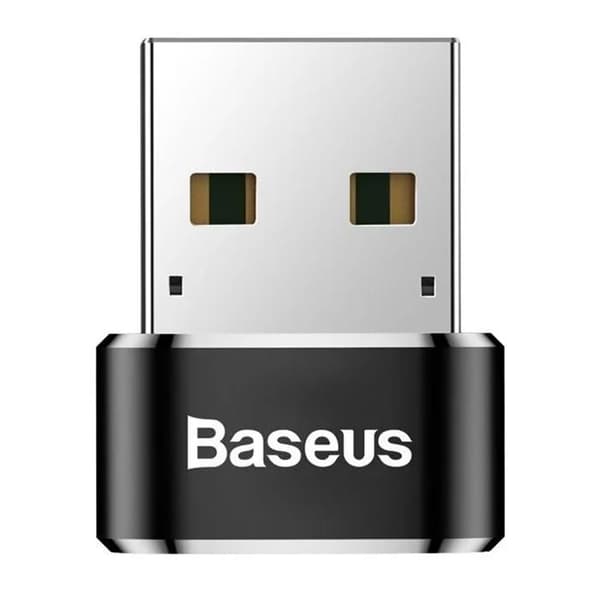 BASEUS USB-C - Musta - USB-liitin USB-C:hen