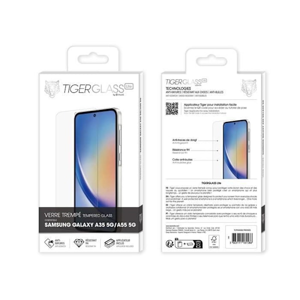 TIGER GLASS LITE VT APPLIKATTORILLA SAMSUNG GALAXY A35 5G/A55 5G