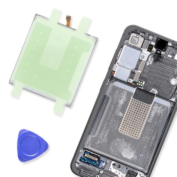 Originalbatteri-lim för Galaxy S23 Samsung Service Pack Grön Grön