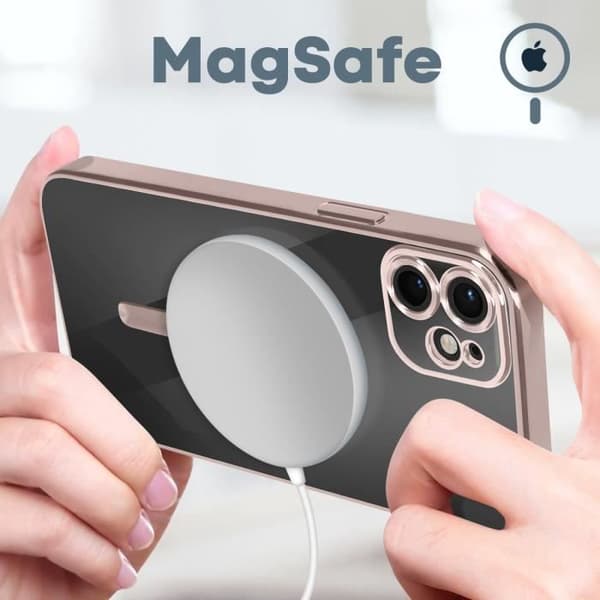 Coque MagSafe - Apple - iPhone 11 - Silikone - Rose - Blød Rosa