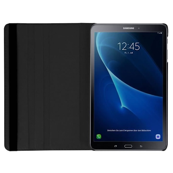 360° roterande flerpositionsfodral för Samsung Galaxy Tab A 10.1 (2016) - Svart