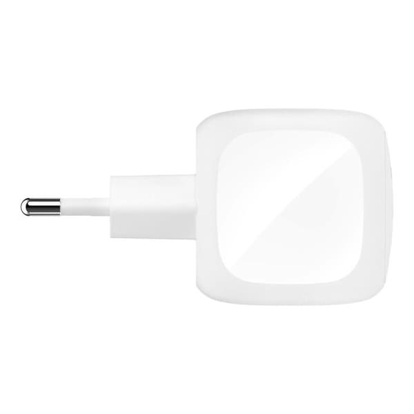 Strømforsyning - BELKIN - 65W USB-C - Power Delivery (PD) - PPS - Kompakt hvid Vit