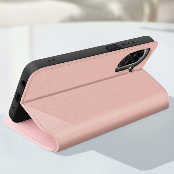 Xiaomi Redmi A5 Klipsipussukka Korttitaskulla ja Video-tuesta Rose Champagne Rosa