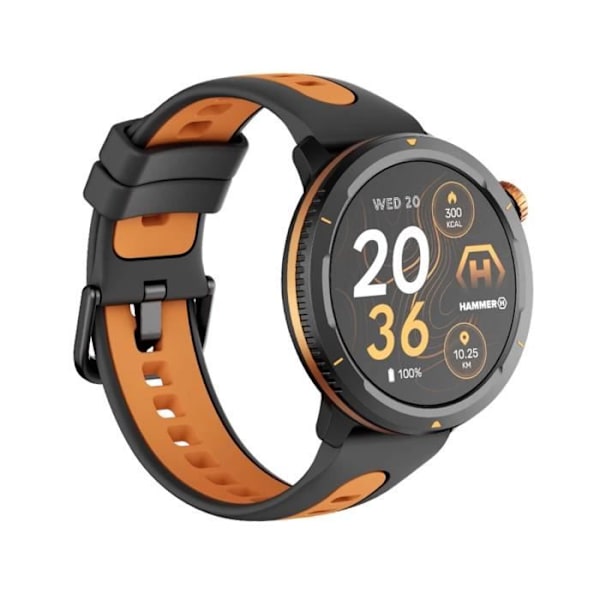 Bluetooth tilsluttet ur Sundhedsovervågning og sportstilstande Watch 2 Lite Hammer Black Svart