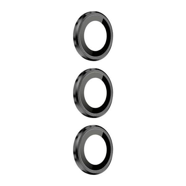 Kamera Beskyttelse - ENKAY - Samsung Galaxy S24 - 9H Hærdet Glas - Pakke med 3 - Sort Svart