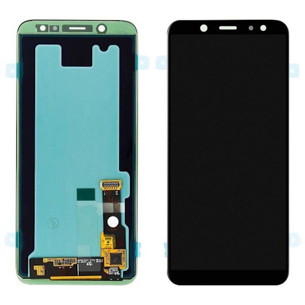 LCD-skærm - Samsung - Galaxy A6 - Touch - Original - 5,5 tommer - Sort Svart