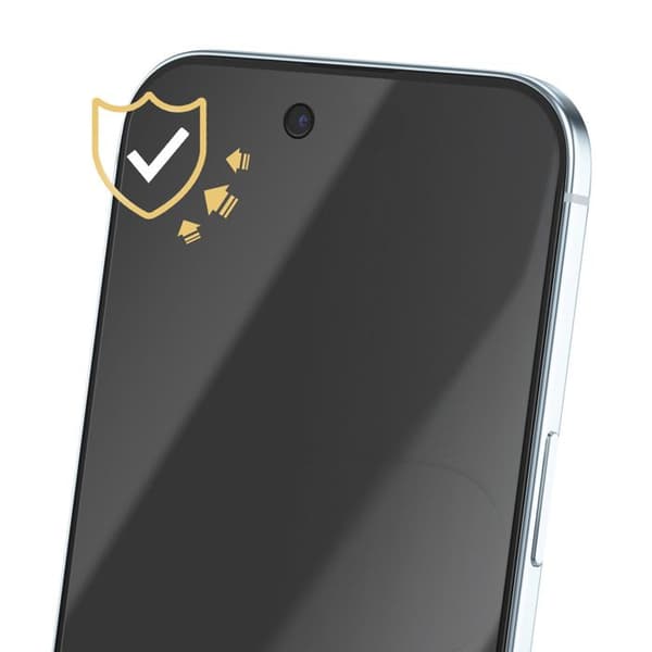 Skærmbeskyttelse til iPhone Air Anti-Spion i 5D Tactical Sort transparent Svart