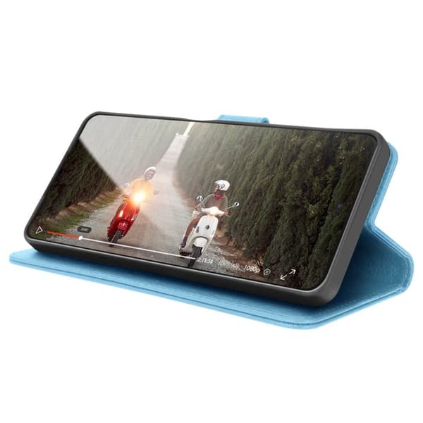 Plånboksfodral för Xiaomi Redmi Note 14 4G Stöd och Flik Zanaé Ljusblå Blå