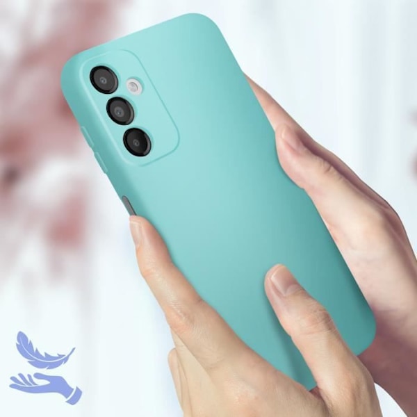 Etui, der er kompatibelt med Samsung Galaxy A14 4G, 5G turkis etui