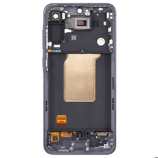 Fuld OLED-skærm erstatning til Galaxy A36 med sort chassis Svart
