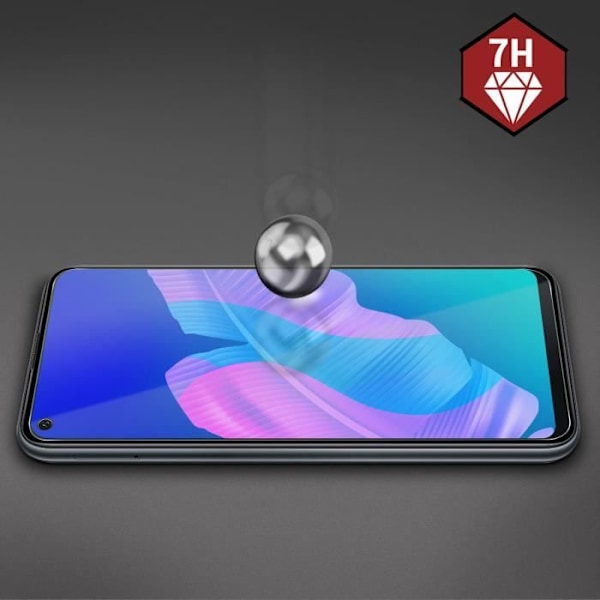 Suojakalvo - 3mk - Huawei P40 Lite E - Taipuisa lasi 7H - Iskunkestävä - Läpinäkyvä Transparent