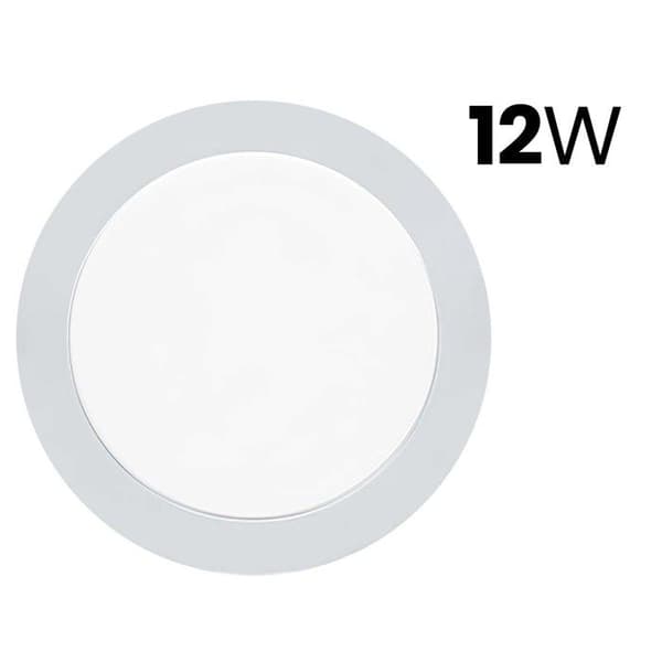 LED-panel - AVIZAR - Rund 16,7 cm - 12W - Inbyggd - 50 000 h Vit