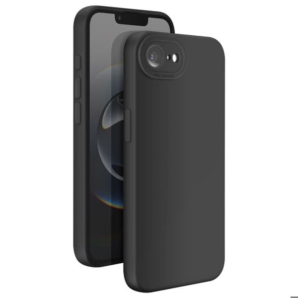 Coque - Silikon - iPhone 16e - Svart - Mjuk - Elegant Svart