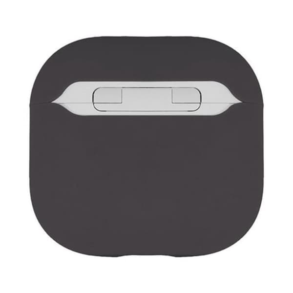 Skydd för AirPods 4 - Decoded - Stötsäker silikon - LED-indikator - Svart - Optimal skydd Svart