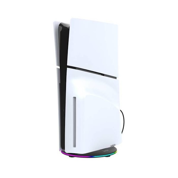 Støttevertikal lys til PS5 Slim / Pro med 14 RGB-effekter Ipega Sort Svart