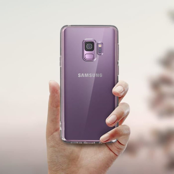 Cover til Samsung Galaxy S9 Stødsikker Mocca Design - Gennemsigtig