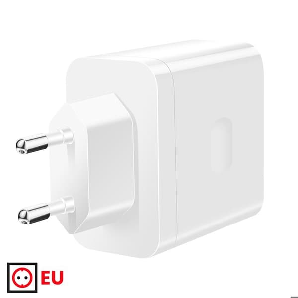 Nätadapter - ONEPLUS - USB-A-laddare 80W - Ultra-Rapid - Kompakt - SuperVOOC Vit
