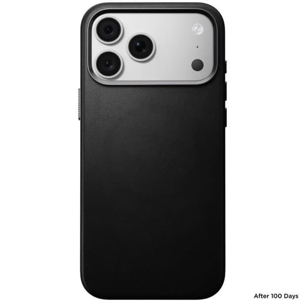 Nomad Traditionel Camino Læder Cover til iPhone 18 Pro Max Sort - NM017842858 Svart