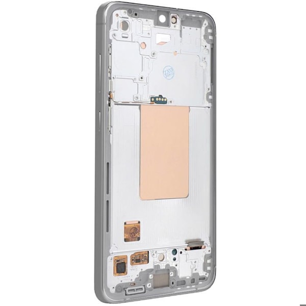 Skärm för Samsung S24 FE LCD + Taktile Glas + Original Samsung Chassi Grå Grå