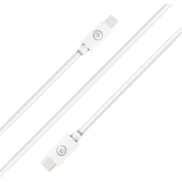 USB C / Lightning-kabel 3A 60W strømforsyning Opladning og synkronisering 2m BigBen tilsluttet hvid