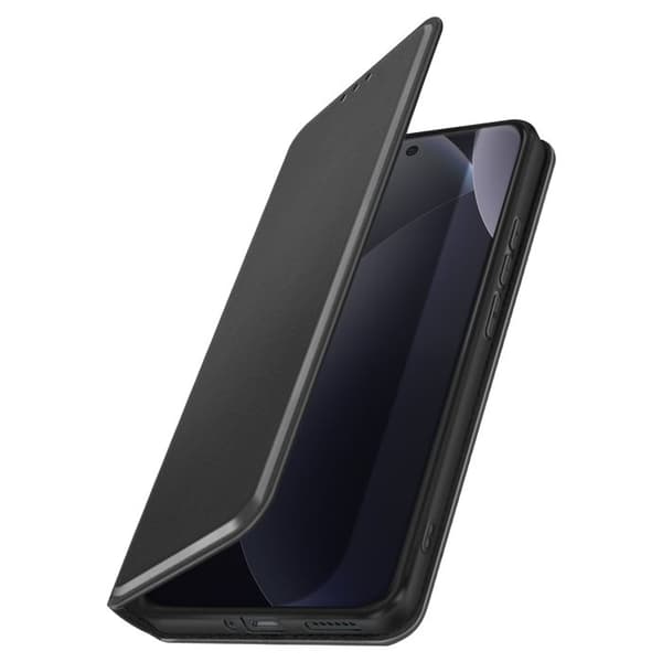 Folio-etui til Redmi Note 15 Pro Plus 5G med kortlomme og støttefunktion i sort Svart
