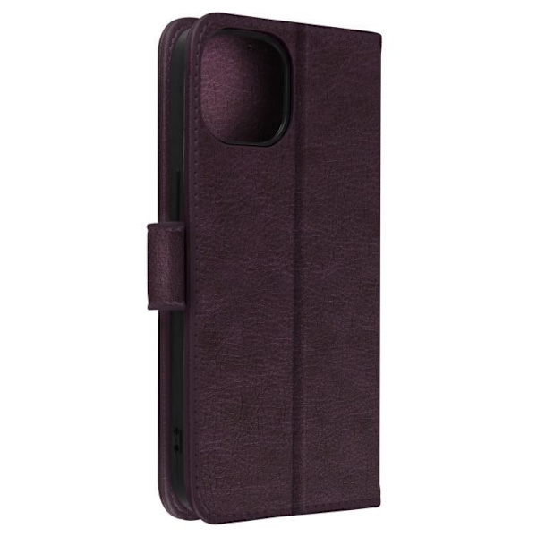 Etui til iPhone 15 Pro Max - AVIZAR - Chesterfield - Lilla - Videosupportfunktion - Pung Lila