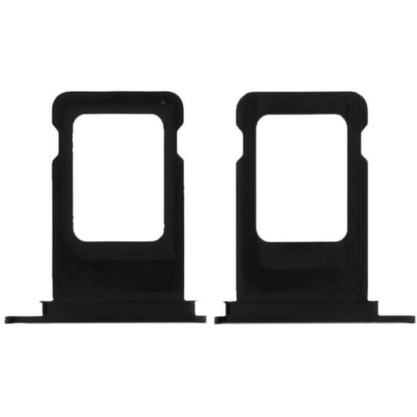 SIM-skuffe - AVIZAR - iPhone XR - Udskiftning - Sort - Kompatibel og nem at installere svart