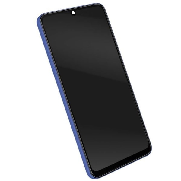 LCD-skærm + Touchglas til Huawei Nova Y70 med Blå Ramme Blå