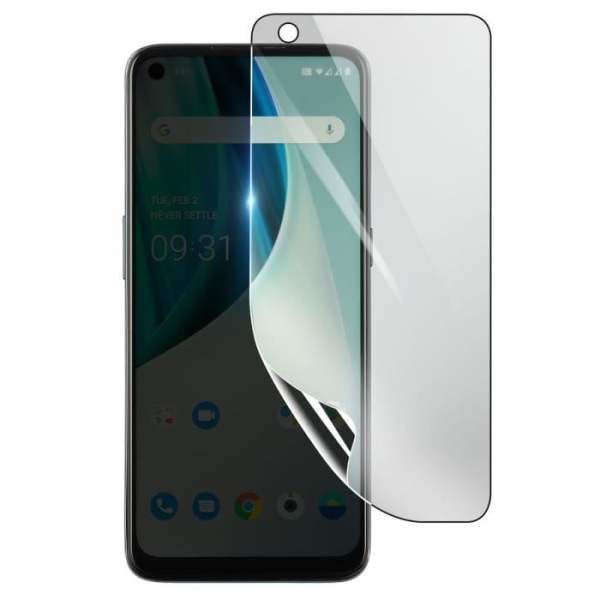 Skærmbeskytter - 3MK - OnePlus Nord N100 - Stødsikker Hydrogel - Gennemsigtig - Ridsefast Transparent