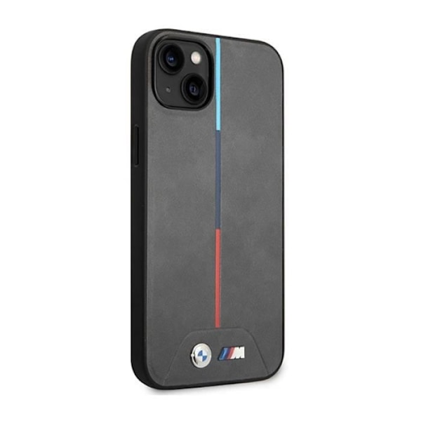 BMW tikattu kolmivärinen - kotelo iPhone 14 Plus -puhelimelle (harmaa) - 3666339066970
