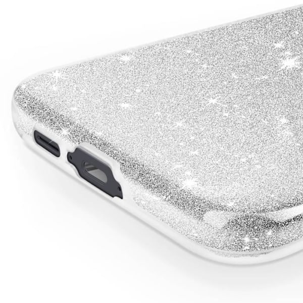 Coque Paillette til Samsung Galaxy A55 Ultra tynd Silikone Sølv Grå