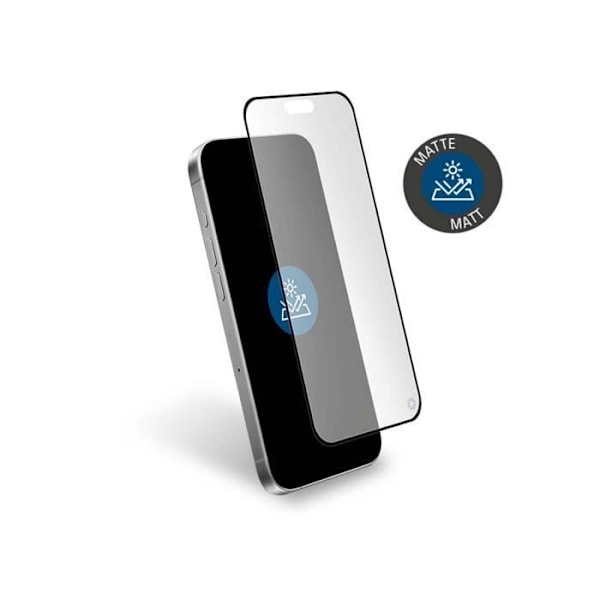 Näytönsuoja - FORCE GLASS - iPhone 16 Pro - 2.5D (9H) karkaistu lasi - Elinikäinen takuu - Läpinäkyvä Transparent