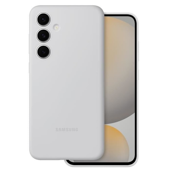 Coque för Samsung Galaxy S24 FE Silikon Flexibel Soft Touch Original Samsung Grå Grå