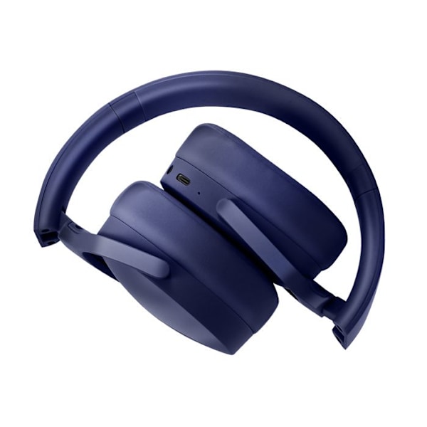 Bluetooth-hörlurar med brusreducering och mikrofon i blått Blå