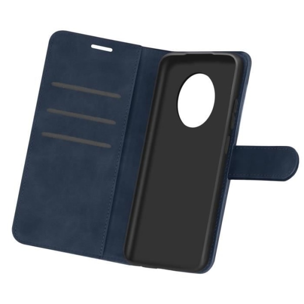 Xiaomi Redmi Note 9T 5G Fodral Vintage Style Korthållare Video Support Midnight Blue