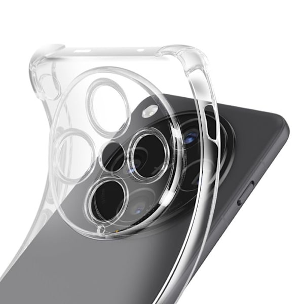 Coque til Oppo Find X8 Pro Stødsikker Forstærkede Hjørner Transparent Vit