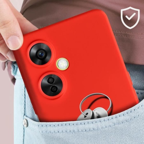 OnePlus Nord CE 3 Lite 5G Red Case Cover
